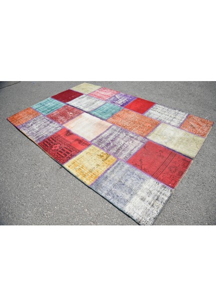 Eskitme Halı, Türk Halısı, Halı, 100 x 240 cm Kahverengi Halı, Yün Banyo Halı, Alan Halı, 3054