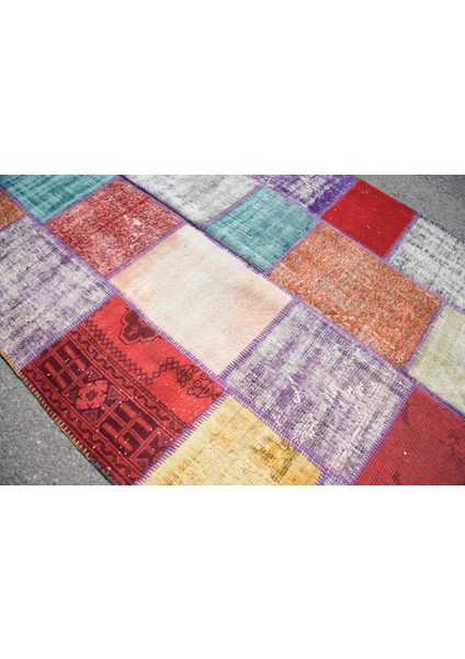Eskitme Halı, Türk Halısı, Halı, 100 x 240 cm Kahverengi Halı, Yün Banyo Halı, Alan Halı, 3054