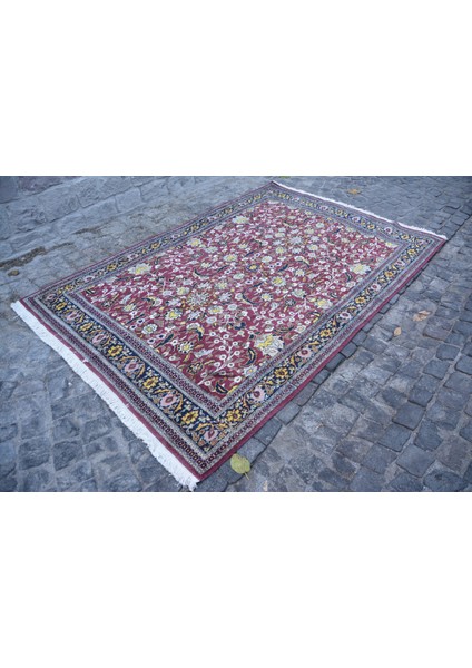 Eskitme Halı, Türk Halısı, Halı, 192 x 282 cm Kırmızı Halı, Dekoratif Oturma Odası Halı, 3672 modelleri