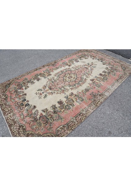 Eskitme Halı, Türk Halısı, Halı, 166 x 298 cm Pempe Halı, Yün Oturma Odası Halı, Organik Yer Halı, 68