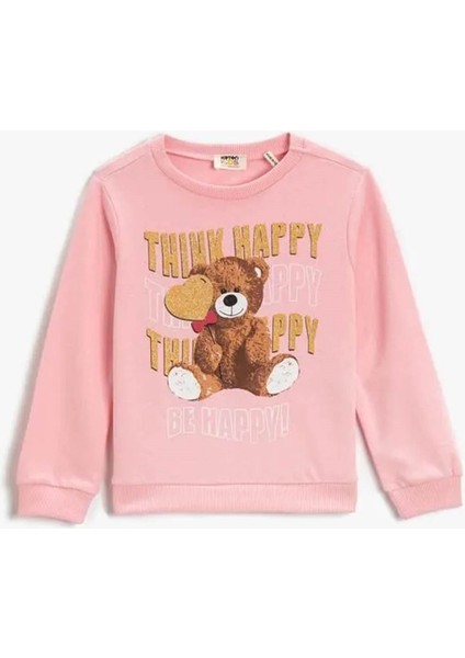 Kız Çocuk Sweatshirt Pembe 3WKG10112AK