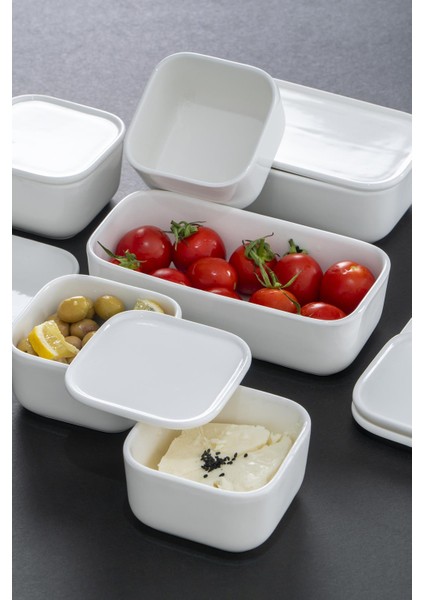 Pure White 12 Parça Kapaklı Kahvaltılık