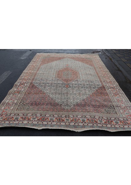 Eskitme Halı, Türk Halısı, Halı, 240 x 339 cm Turuncu Halı, Ofice Salon Halı, El Dokuma Salon Halı, 5