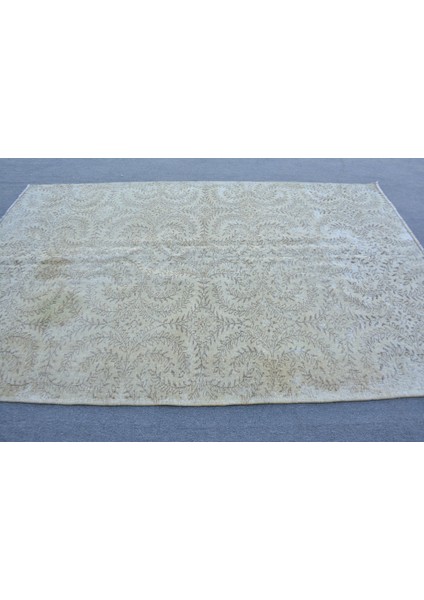 Eskitme Halı, Türk Halısı, Halı, 181 x 278 cm Bej Halı, Organik Oturma Odası Halı, 12510 modelleri