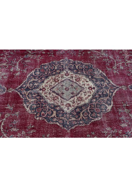 Türk Halısı, Eskitme Halı, Halı, 259 x 392 cm Mor Halı, Anadolusı Büyük Halı, Organik Halı, 6809