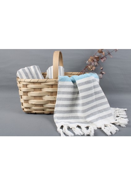 Açık Mavi Havlu, Çaydanlık Havluları, 45 x 90 cm Pamuk Bulaşık Bezi, Hamam Havlusu, Bulaşık Yıkama Bez fırsatları