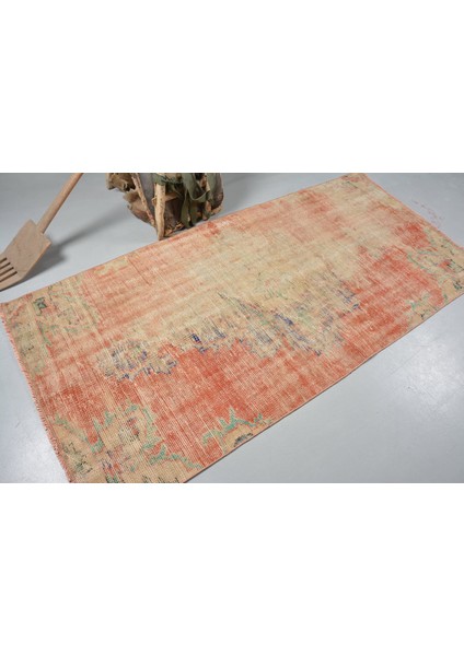 Eskitme Halı, Türk Halısı, Halı, 107 x 230 cm Kırmızı Halı, Alan Halı, El Dokuma Alan Halı, 12591 fiyatları