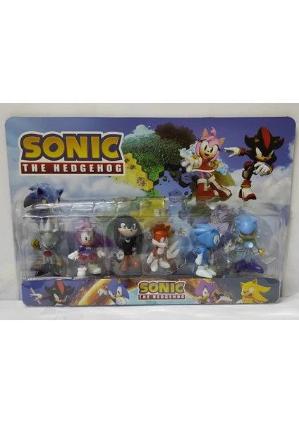 Oyuncak Süper Sonic Figür ve Arkadaşları 6lı Supersonic Metalsonic Figürleri