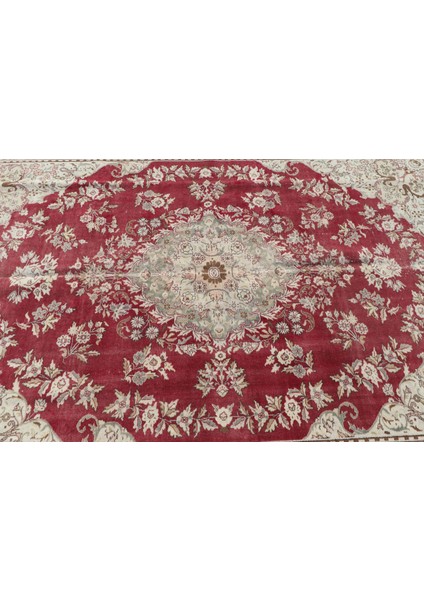 Türk Halısı, Eskitme Halı, Halı, 192 x 290 cm Pempe Halı, Salon Halı, Yün Yer Halı, 4509