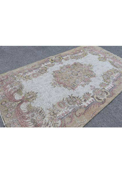 Eskitme Halı, Türk Halısı, Halı, 170 x 294 cm Bej Halı, Yün Yer Halı, Dekoratif Oturma Odası Halı, 58 fırsatları
