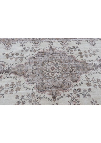 Türk Halısı, Eskitme Halı, Halı, 157 x 299 cm Bej Halı, Bahçe Büyük Halı, El Yapımı Oturma Odası Halı,