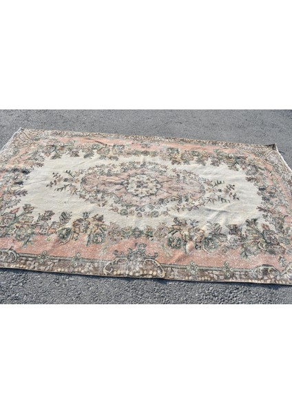 Eskitme Halı, Türk Halısı, Halı, 166 x 283 cm Pempe Halı, Salon Halı, Bahçe Büyük Halı, 6180 modelleri