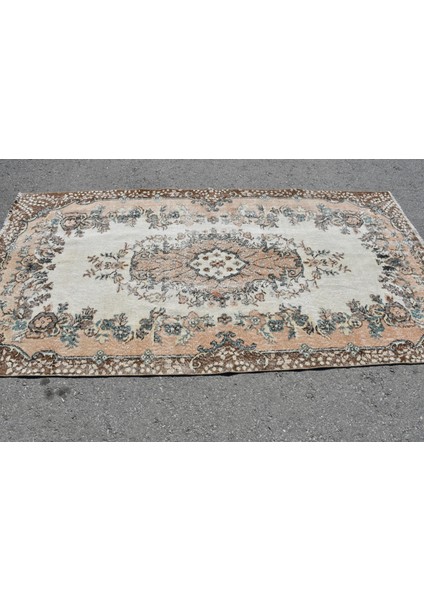 Türk Halısı, Eskitme Halı, Halı, 126 x 238 cm Kahverengi Halı, El Dokuma Banyo Halı, 6228 fiyatları