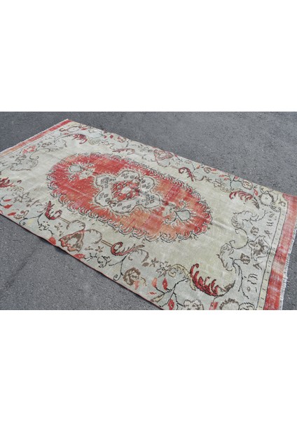 Türk Halısı, Eskitme Halı, Halı, 157 x 281 cm Bej Halı, Anadolusı Salon Halı, Yer Halı, 6182 fırsatları