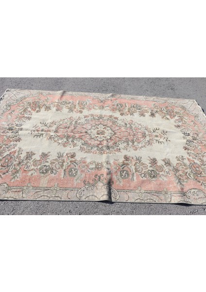 Eskitme Halı, Türk Halısı, Halı, 170 x 280 cm Pempe Halı, Dekoratif Oturma Odası Halı, 4655 modelleri