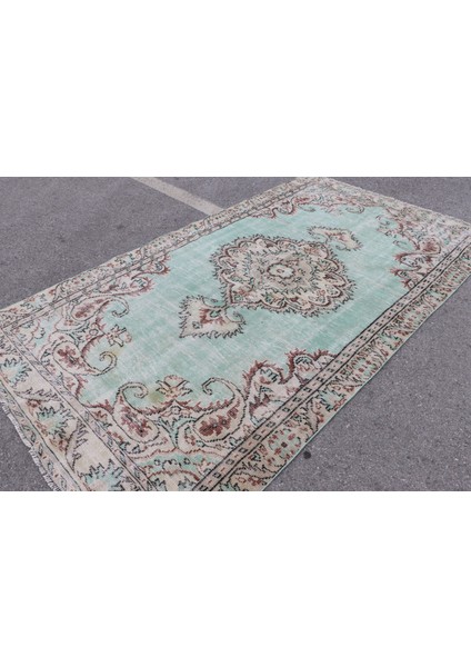 Türk Halısı, Eskitme Halı, Halı, 168 x 291 cm Yeşil Halı, Dekoratif Salon Halı, Kabilesı Oturma Odası fiyatları