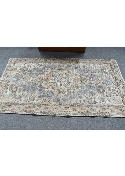 Eskitme Halı, Türk Halısı, Halı, 114 x 213 cm Kahverengi Halı, El Dokuma Banyo Halı, 11906 modelleri