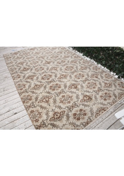 Eskitme Halı, Türk Halısı, Halı, 170 x 260 cm Bej Halı, Organik Salon Halı, Kabilesı Yer Halı, 2656 modelleri
