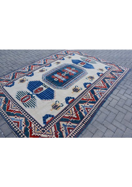 Eskitme Halı, Türk Halısı, Halı, 217 x 288 cm Bej Halı, Dekoratif Yer Halı, Ofice Oturma Odası Halı,