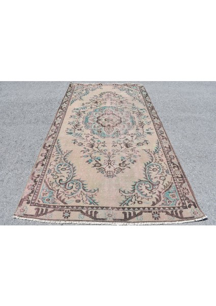 Eskitme Halı, Türk Halısı, Halı, 152 x 294 cm Bronz Halı, Bahçe Salon Halı, Dekoratif Yer Halı, 4546