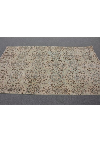 Eskitme Halı, Türk Halısı, Halı, 135 x 237 cm Bej Halı, Ofice Alan Halı, Bohemsı Banyo Halı, 12704 modelleri