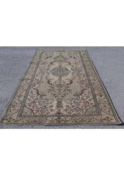 Türk Halısı, Eskitme Halı, Halı, 174 x 269 cm Yeşil Halı, Kabilesı Yer Halı, El Dokuma Büyük Halı, 62