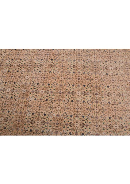 Eskitme Halı, Türk Halısı, Halı, 195 x 276 cm Bej Halı, Dekoratif Oturma Odası Halı, 8043