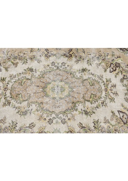 Türk Halısı, Eskitme Halı, Halı, 164 x 270 cm Bej Halı, Anadolusı Büyük Halı, Dekoratif Yer Halı, 453