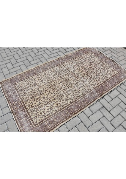 Türk Halısı, Eskitme Halı, Halı, 114 x 205 cm Bej Halı, Kabilesı Banyo Halı, Dekoratif Alan Halı, 933 fiyatları