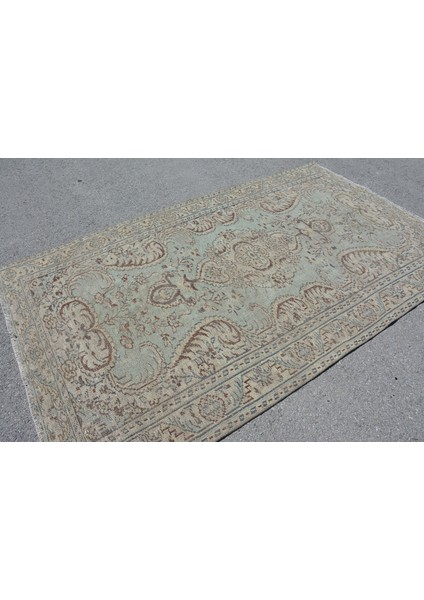 Eskitme Halı, Türk Halısı, Halı, 160 x 271 cm Yeşil Halı, Dekoratif Salon Halı, Ofice Yer Halı, 7056 fırsatları