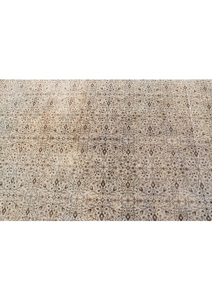 Türk Halısı, Eskitme Halı, Halı, 180 x 297 cm Yeşil Halı, Organik Salon Halı, Ofice Yer Halı, 8014