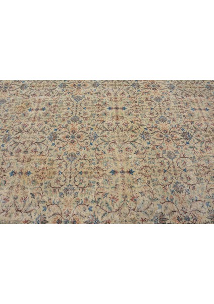 Eskitme Halı, Türk Halısı, Halı, 188 x 279 cm Bej Halı, Kabilesı Büyük Halı, Yün Oturma Odası Halı, 1