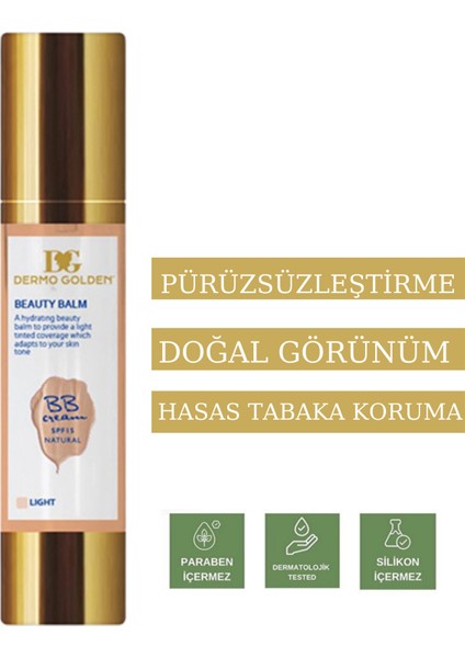 Bb Krem Iı Spf 15 Iı Tüm Cilt Tipleri Için Uygundur Iı Dermo Golden