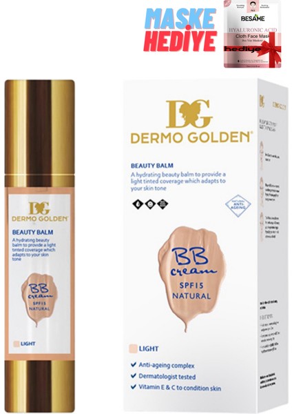 Bb Krem Iı Spf 15 Iı Tüm Cilt Tipleri Için Uygundur Iı Dermo Golden