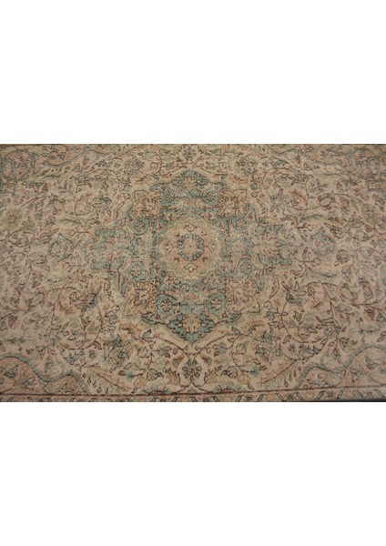 Türk Halısı, Eskitme Halı, Halı, 128 x 235 cm Bej Halı, El Yapımı Banyo Halı, Dekoratif Alan Halı, 12