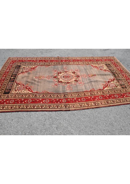 Eskitme Halı, Türk Halısı, Halı, 180 x 310 cm Kırmızı Halı, Organik Yer Halı, Anadolusı Oturma Odası H