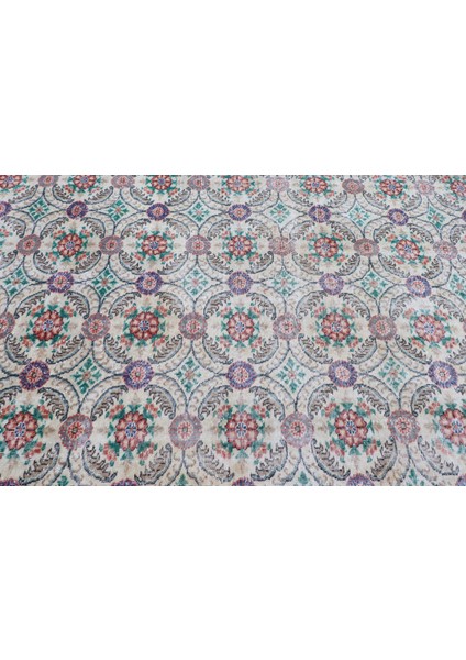 Eskitme Halı, Türk Halısı, Halı, 230 x 321 cm Bej Halı, Yün Halı, Organik Oturma Odası Halı, 4875