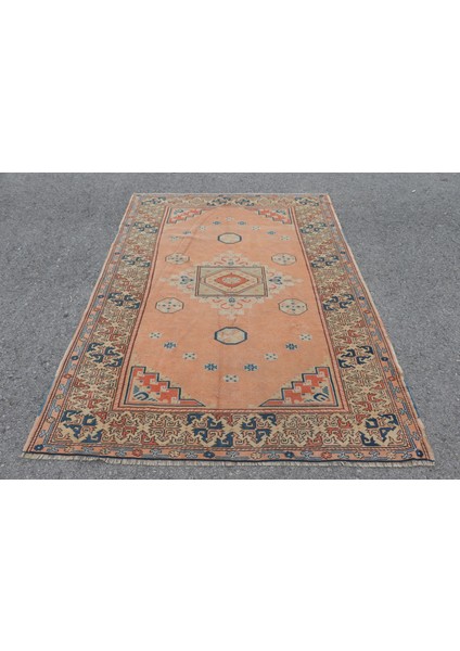 Eskitme Halı, Türk Halısı, Halı, 153 x 212 cm Pempe Halı, Anadolusı Banyo Halı, Ofice Banyo Halı, 767