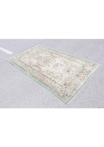 Türk Halısı, Eskitme Halı, Halı, 157 x 267 cm Kahverengi Halı, El Dokuma Yer Halı, 6493 modelleri