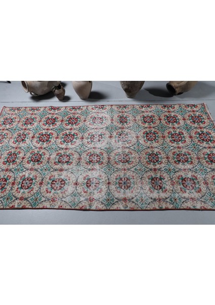 Eskitme Halı, Türk Halısı, Halı, 122 x 232 cm Kırmızı Halı, El Yapımı Banyo Halı, 8379 modelleri