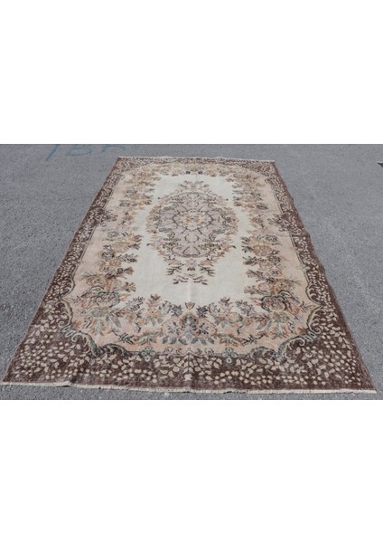 Türk Halısı, Eskitme Halı, Halı, 180 x 280 cm Kahverengi Halı, Oturma Odası Halı, 2985