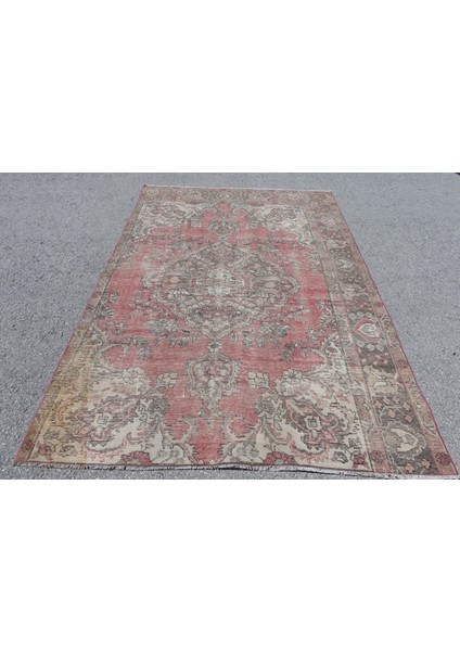 Eskitme Halı, Türk Halısı, Halı, 169 x 264 cm Pempe Halı, Dekoratif Büyük Halı, Yer Halı, 7094