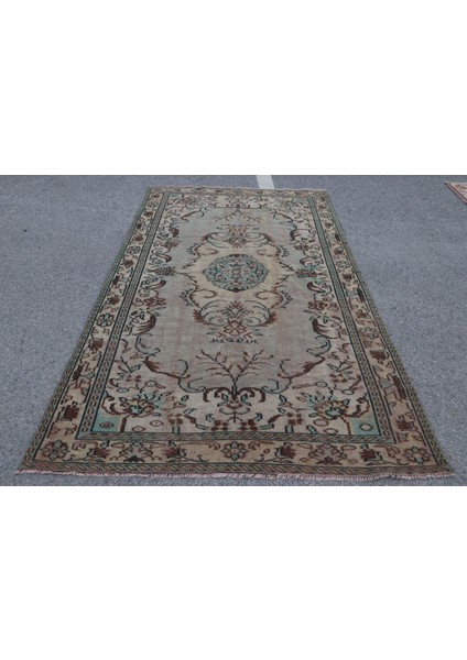 Eskitme Halı, Türk Halısı, Halı, 160 x 269 cm Yeşil Halı, Ofice Yer Halı, Oturma Odası Halı, 4899