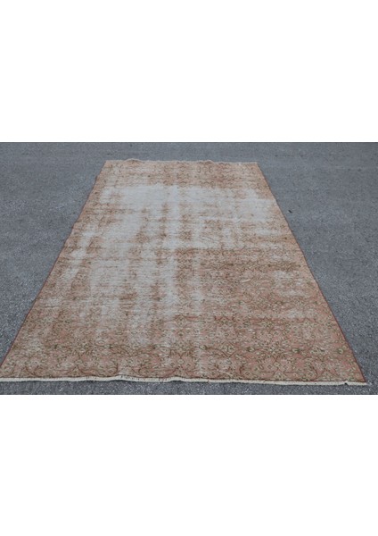 Eskitme Halı, Türk Halısı, Halı, 177 x 275 cm Turuncu Halı, Ofice Salon Halı, Yün Büyük Halı, 4851