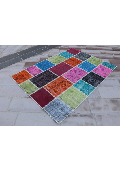 Eskitme Halı, Türk Halısı, Halı, 161 x 230 cm Kırmızı Halı, El Yapımı Alan Halı, Kabilesı Alan Halı, modelleri