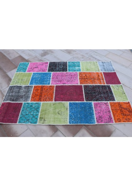 Eskitme Halı, Türk Halısı, Halı, 161 x 230 cm Kırmızı Halı, El Yapımı Alan Halı, Kabilesı Alan Halı, fırsatları