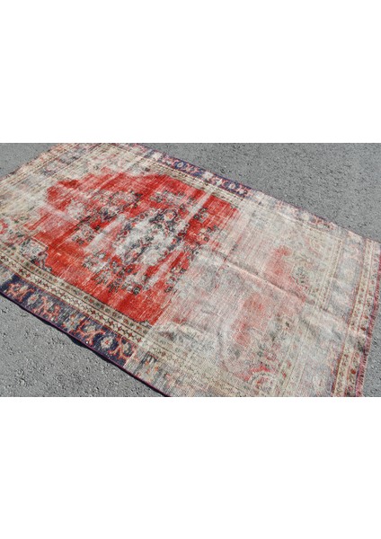 Türk Halısı, Eskitme Halı, Halı, 150 x 242 cm Kırmızı Halı, Bahçe Banyo Halı, El Yapımı Alan Halı, 68 fiyatları