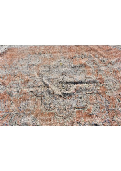 Eskitme Halı, Türk Halısı, Halı, 155 x 297 cm Bej Halı, Organik Oturma Odası Halı, 8776