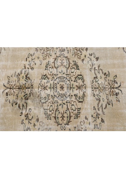 Eskitme Halı, Türk Halısı, Halı, 155 x 250 cm Bej Halı, El Yapımı Yer Halı, Dekoratif Salon Halı, 376