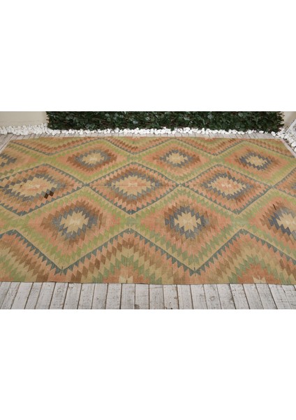 Eskitme Halı, Türk Halısı, Halı, 187 x 330 cm Kahverengi Halı, Kabilesı Oturma Odası Halı, 7414 modelleri
